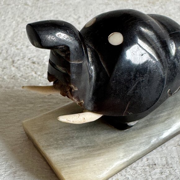 Mini Carved Lucky Elephant Decor - Made in Thailand - Picture 8 of 8